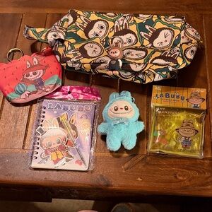 Colorful Labubu Monster bundle set